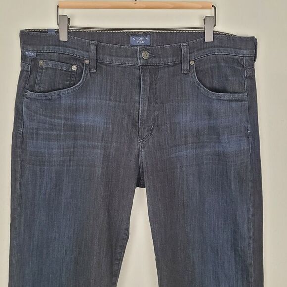 Citizens Of Humanity Size 36 Sid Straight Leg Jeans Dark Wash Blue - Picture 4 of 12
